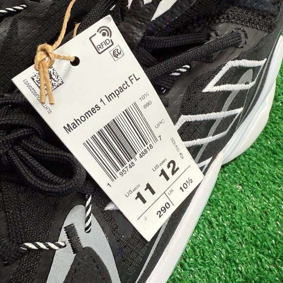 Adidas Mahomes 1 Impact FLX Boost Black White Ice Mens HQ2074 NEW Sz 11 - Picture 5 of 5